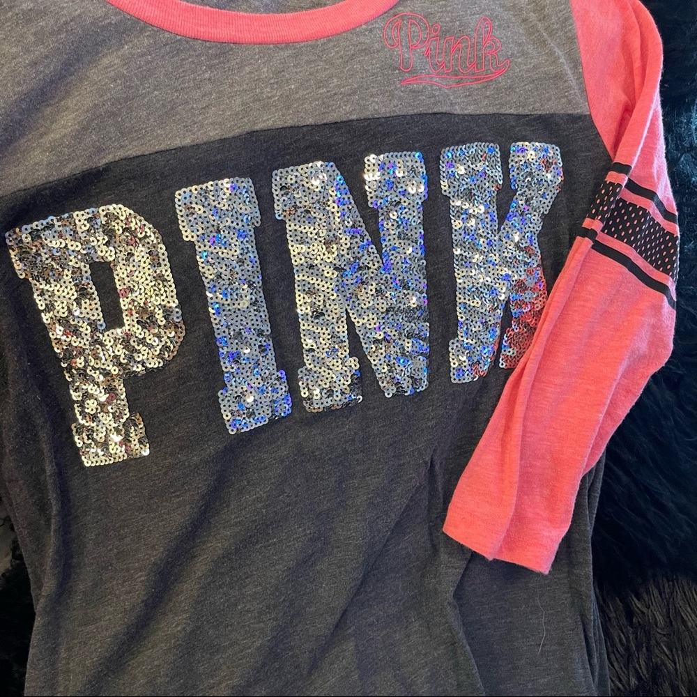 Victoria’s Secret Pink bling tee half sleeve